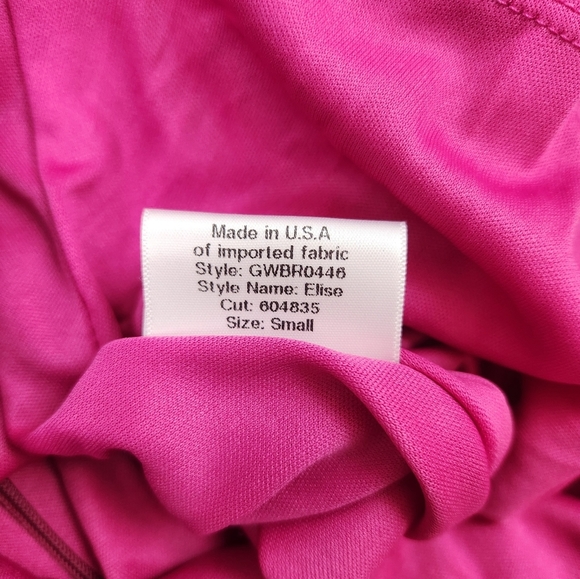 Katie May Elise Dress in Electric Pink & Mauve Size Small - Picture 12 of 14